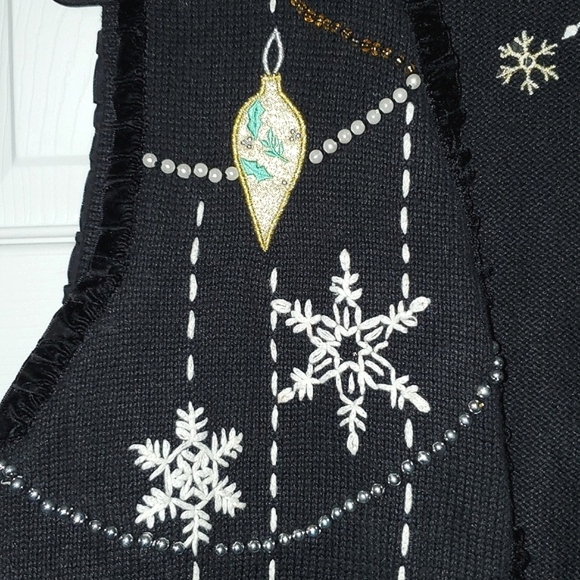 Hampton Studio Snow Winter Vest Size Large - Picture 2 of 10